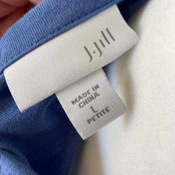 J. Jill long sleeve side button v-neck t-shirt - Picture 4 of 4